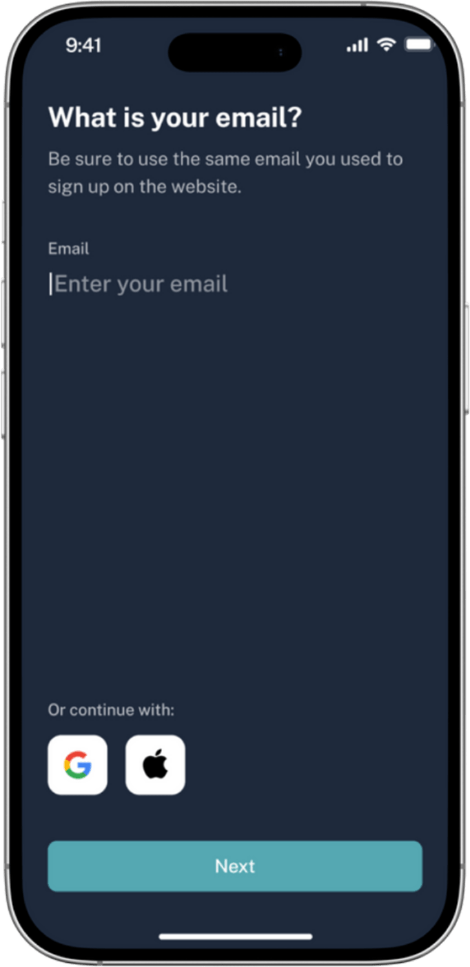Login to the Trustyy App Using Your Membership Credentials